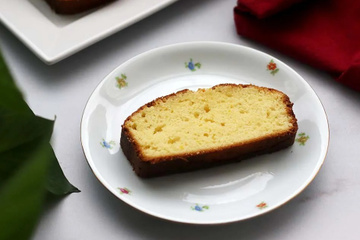 Bolo de laranja com louro