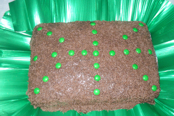 Bolo de chocolate recheado
