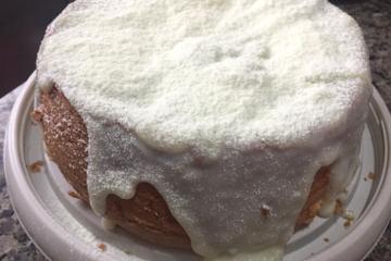 Bolo de leite fervendo