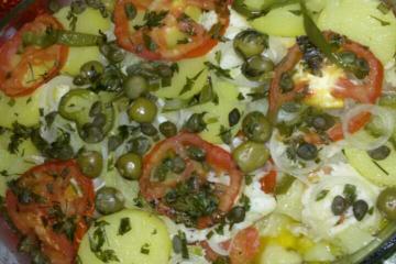 Linguado ao forno