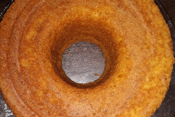 Bolo de milho com fubá