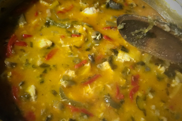 Moqueca de cação e tainha