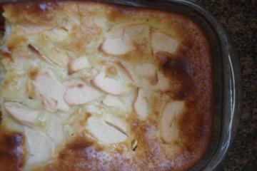 Torta de banana, maçã ou abacaxi