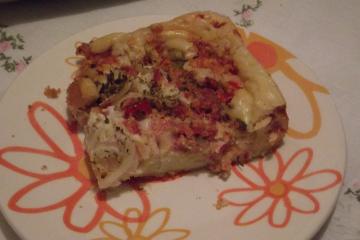 Torta com tudo dentro