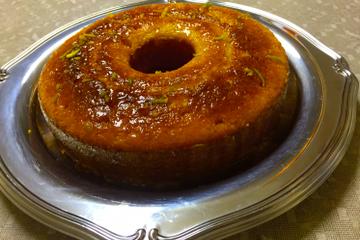 Bolo de laranja molhadinho