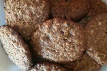 Biscoito de aveia com gotas de chocolate