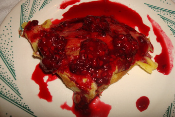 Crepe de Nutella e Frutas Vermelhas