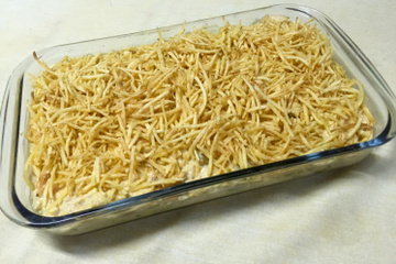 Fricassê saboroso de frango