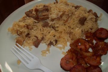 Arroz de churrasco de domingo