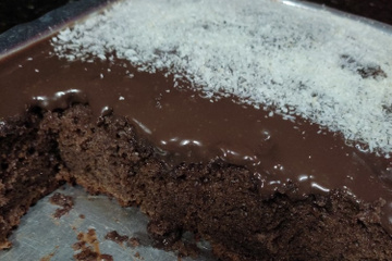 Bolo de chocolate simples