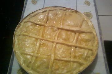 Torta de Frango com Requeijão