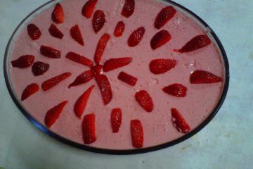 Mousse de morango