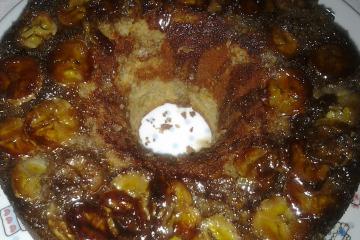Bolo de banana com farinha de rosca