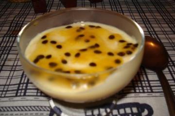 Mousse rápida de maracujá