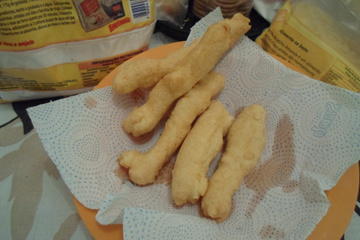 Bolinho de farinha de milho e polvilho