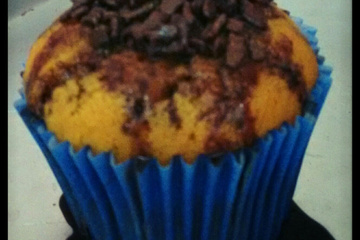 Cupcake de cenoura com Brigadeiro