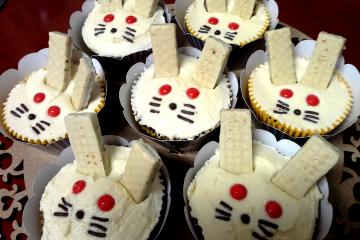 Cupcake coelhinho de Páscoa