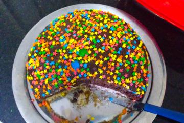 Bolo prestigio para aniversário