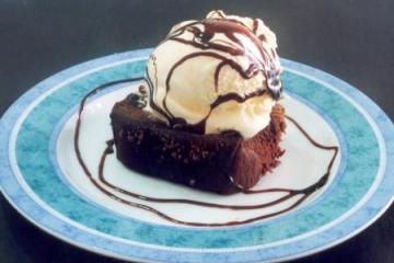 3 em 1 Brownie com Sorvete