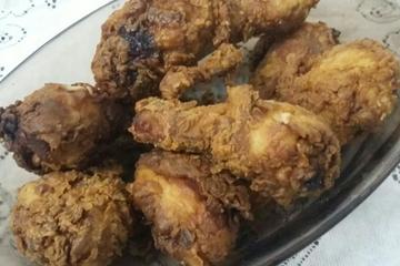 Coxa de frango empanado