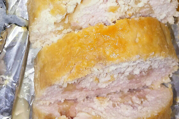 Rocambole de frango do Queidinho