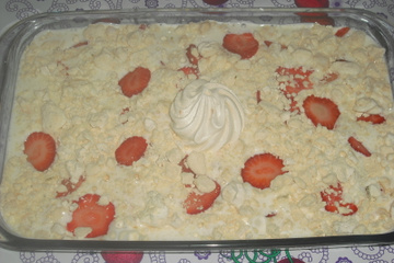 Merengue de morango