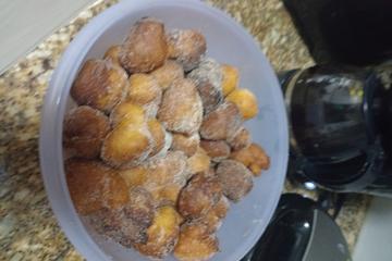 Bolinho de chuva com fubá