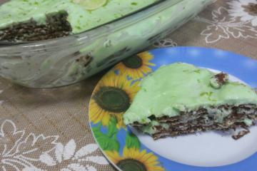 Pavê de mousse de limão