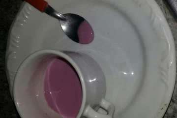 Mousse de leite em pó