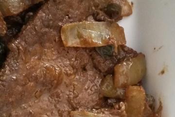 Receita de Bife de Fígado Acebolado, 357,53 calorias por porção