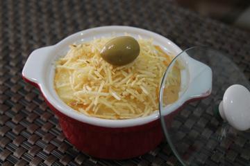 Fricassê saboroso de frango