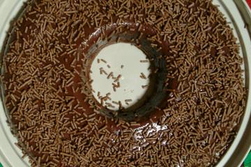 Brigadeirão de microondas