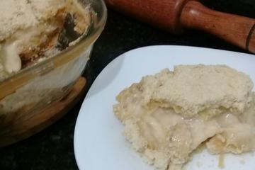 Bolo farofa de banana