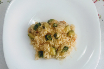 Risoto de abobrinha
