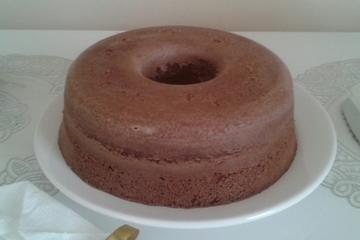 Bolo de chocolate de microondas