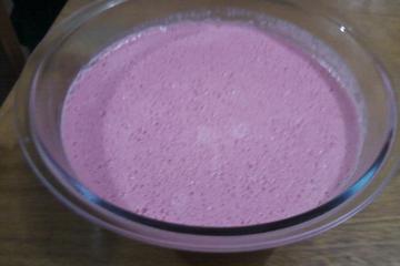 Mousse de morango facílimo