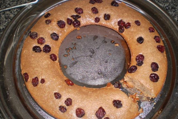Pequeno bolo integral de granola e iogurte (liquidificador)