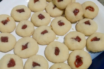Receita de Biscoitinho amanteigado com goiabada, enviada por vera ...