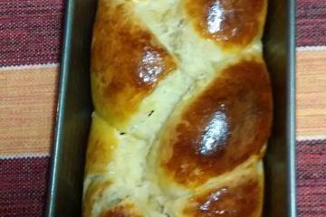 Pão de batata baroa da tia Zizi