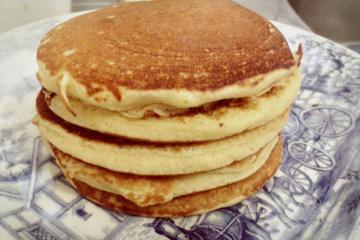 Massa básica de panqueca americana