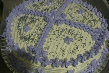 Cobertura para bolo de aniversário