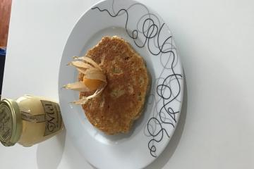 Panqueca com farinha de amêndoas