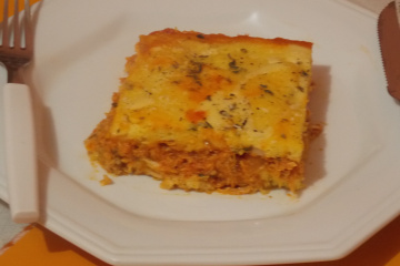 Torta de milho com frango