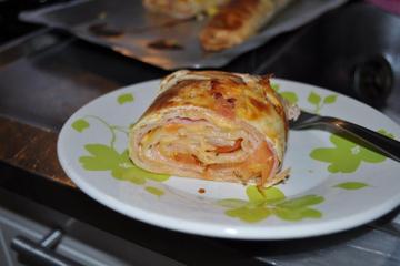 Rocambole de massa de Pastel