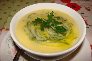 Sopa de farinha de milho da Aline - super rápida