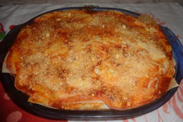 Lasanha de carne moída