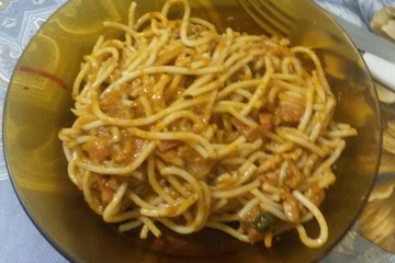 Macarrão com molho rápido