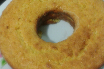 Bolo de milho com coco