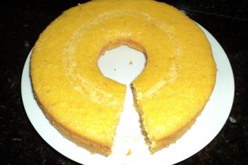 Bolo de milharina