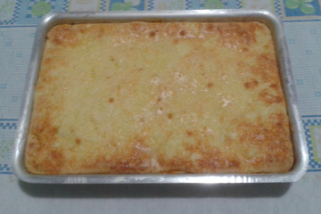 Torta de liquidificador com queijo